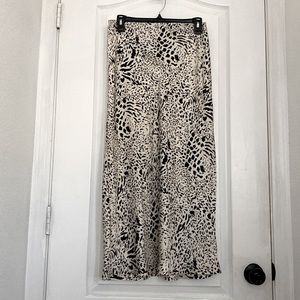 Animal print skirt